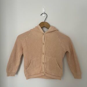 Jamie Kay knit button down sweater with hood